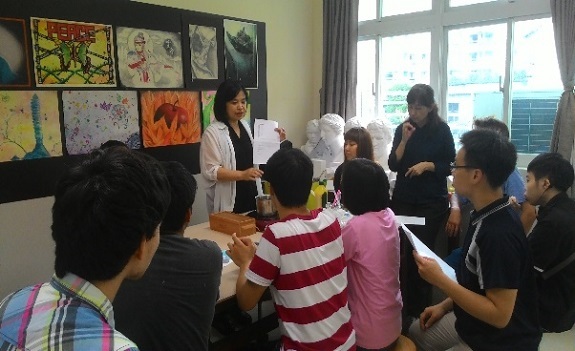 視傳系「生活創意設計講座暨藝術手工香皂手作坊」圖片