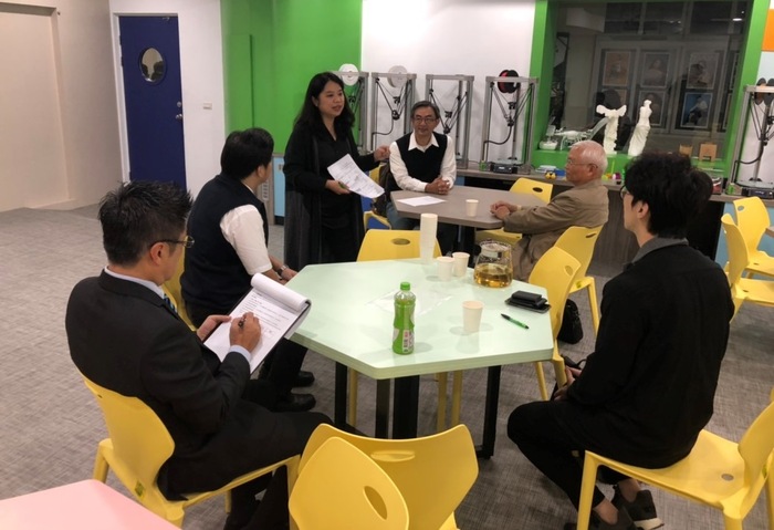 創新設計學院辦理107年高教深耕計畫產學媒合會，活動圓滿成功。圖片