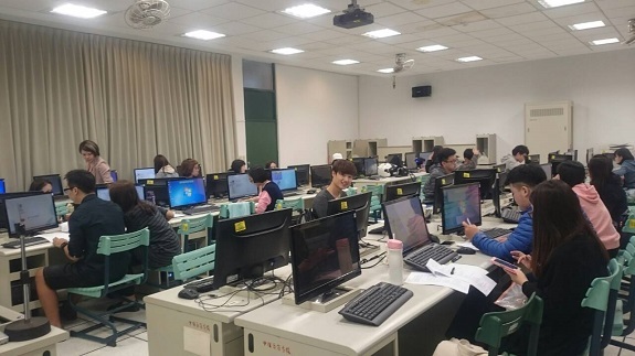 視傳系舉辦微軟國際專業證照MOS Power Point輔導班圖片